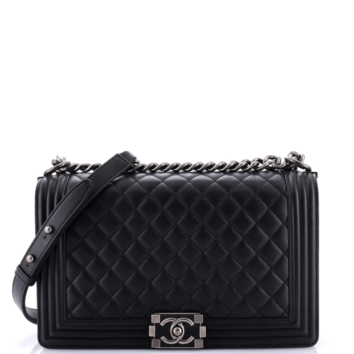 Boy Flap Bag Quilted Lambskin New Medium - Deep Luxury