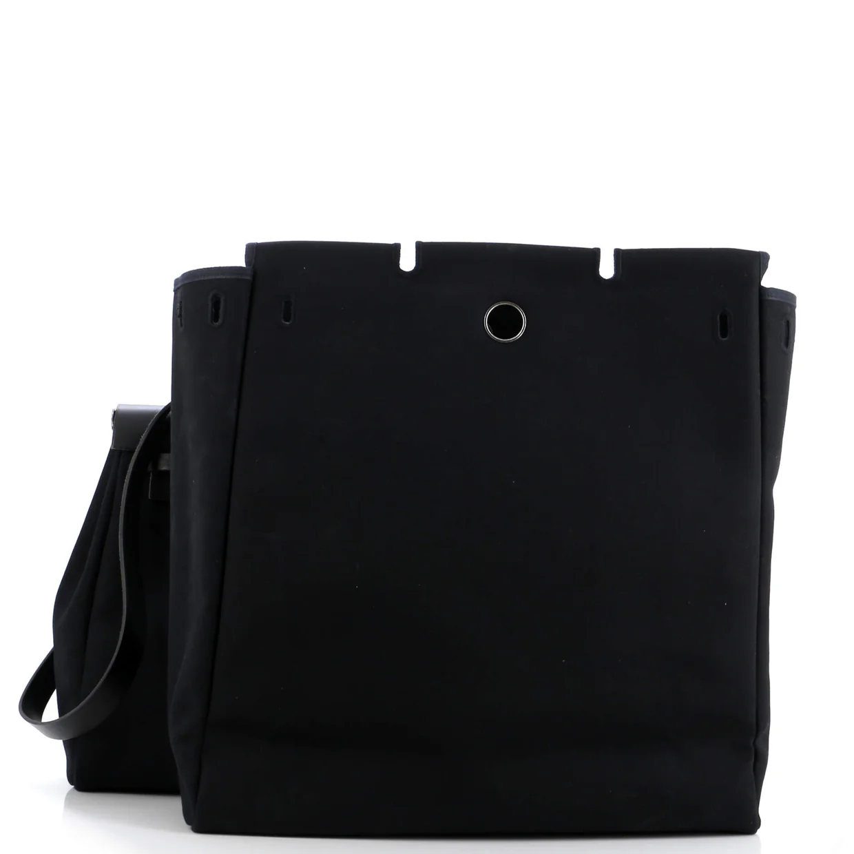 Herbag Toile and Leather MM - Deep Luxury