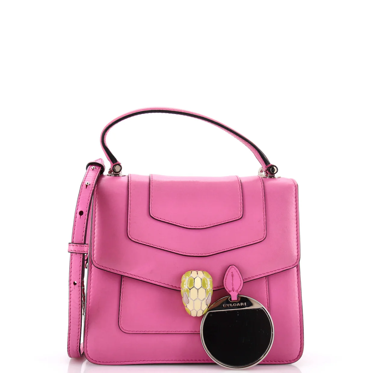 Serpenti Forever Top Handle Bag Leather Small - Deep Luxury