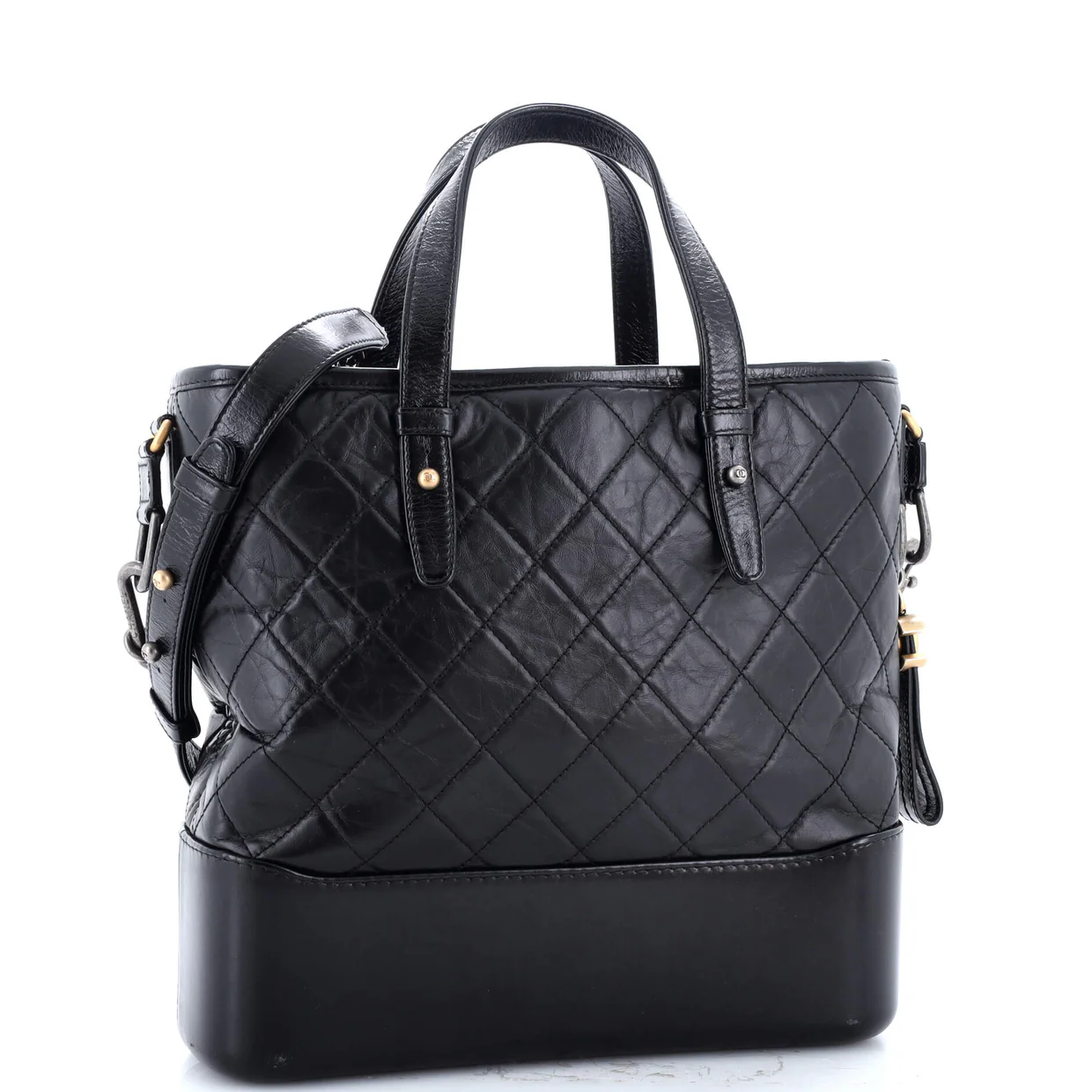 Gabrielle Shopping Tote Quilted Calfskin Medium - Deep Luxury