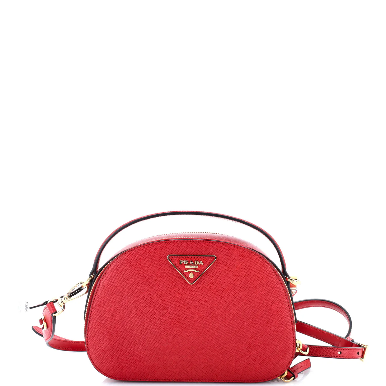 Odette Top Handle Bag Saffiano Leather Small - Deep Luxury
