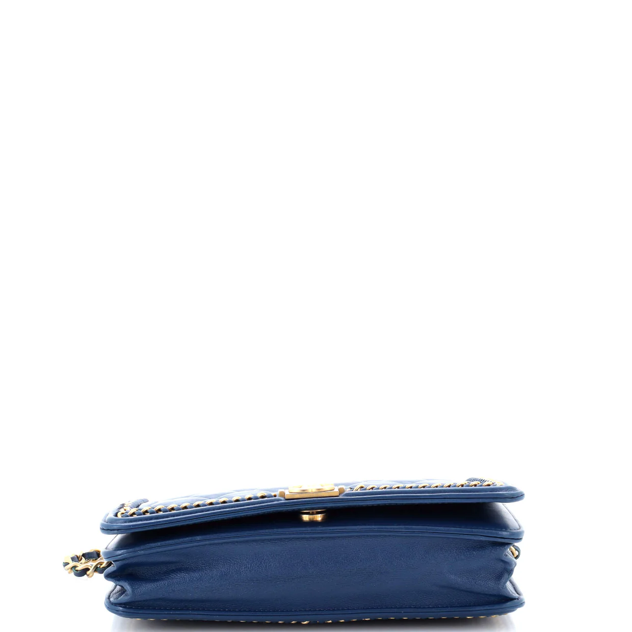 Chain Around Boy Wallet on Chain Quilted Lambskin - Deep Luxury