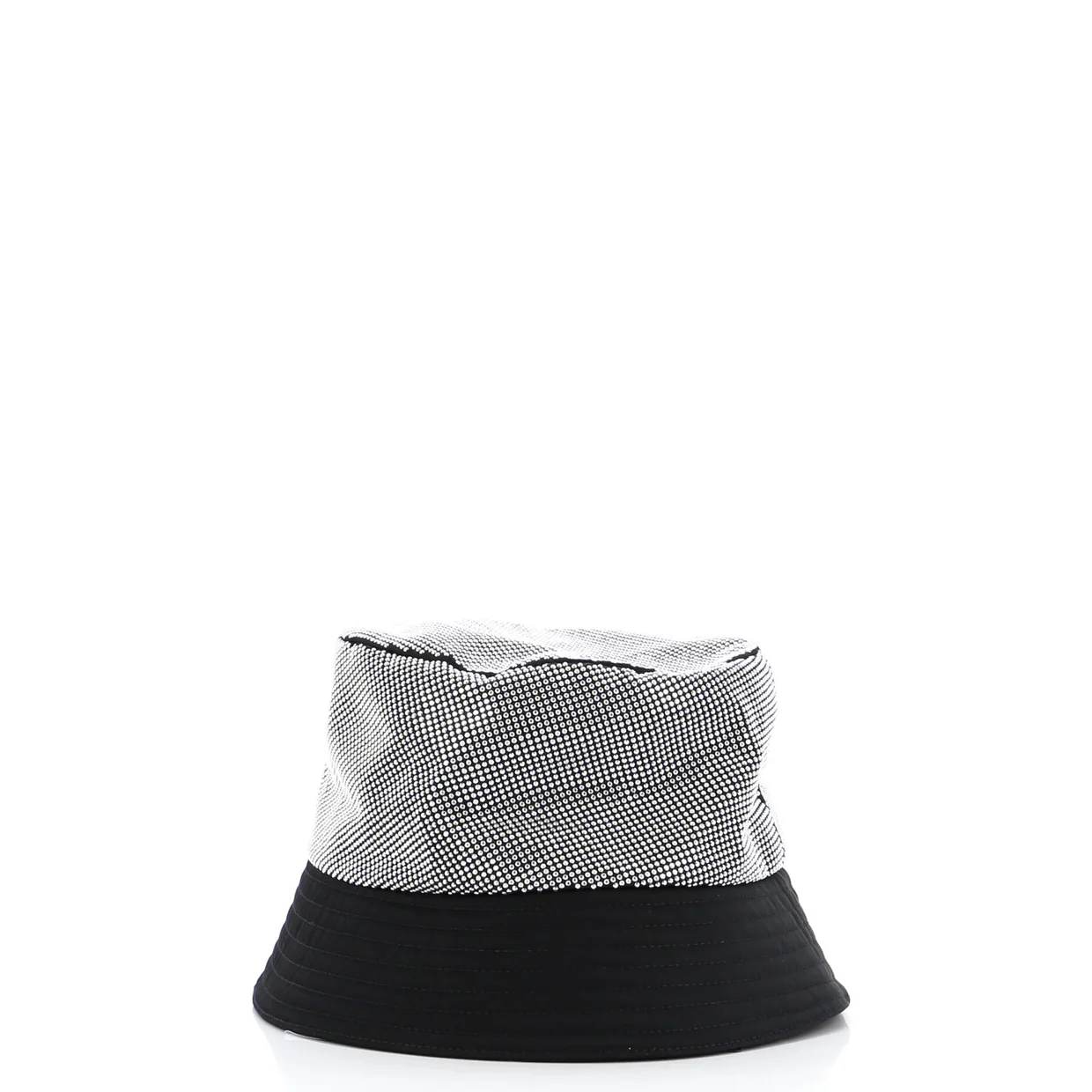 Bucket Hat Crystal Embellished Re-Nylon - Deep Luxury