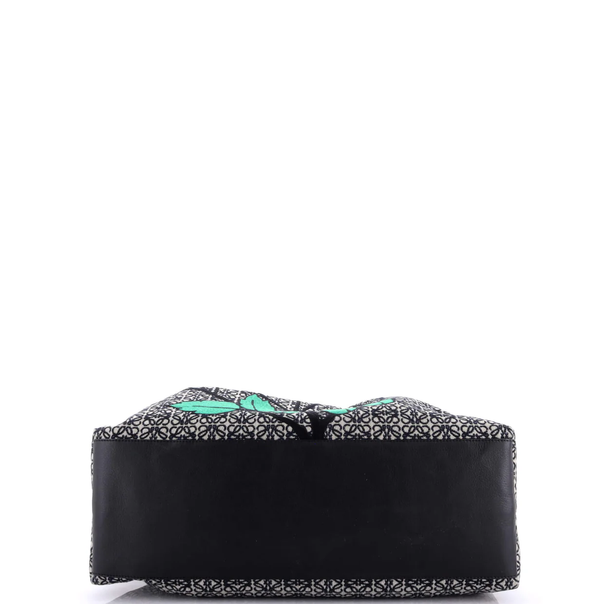 Flamenco Knot Bag Embroidered Anagram Jacquard XL - Deep Luxury