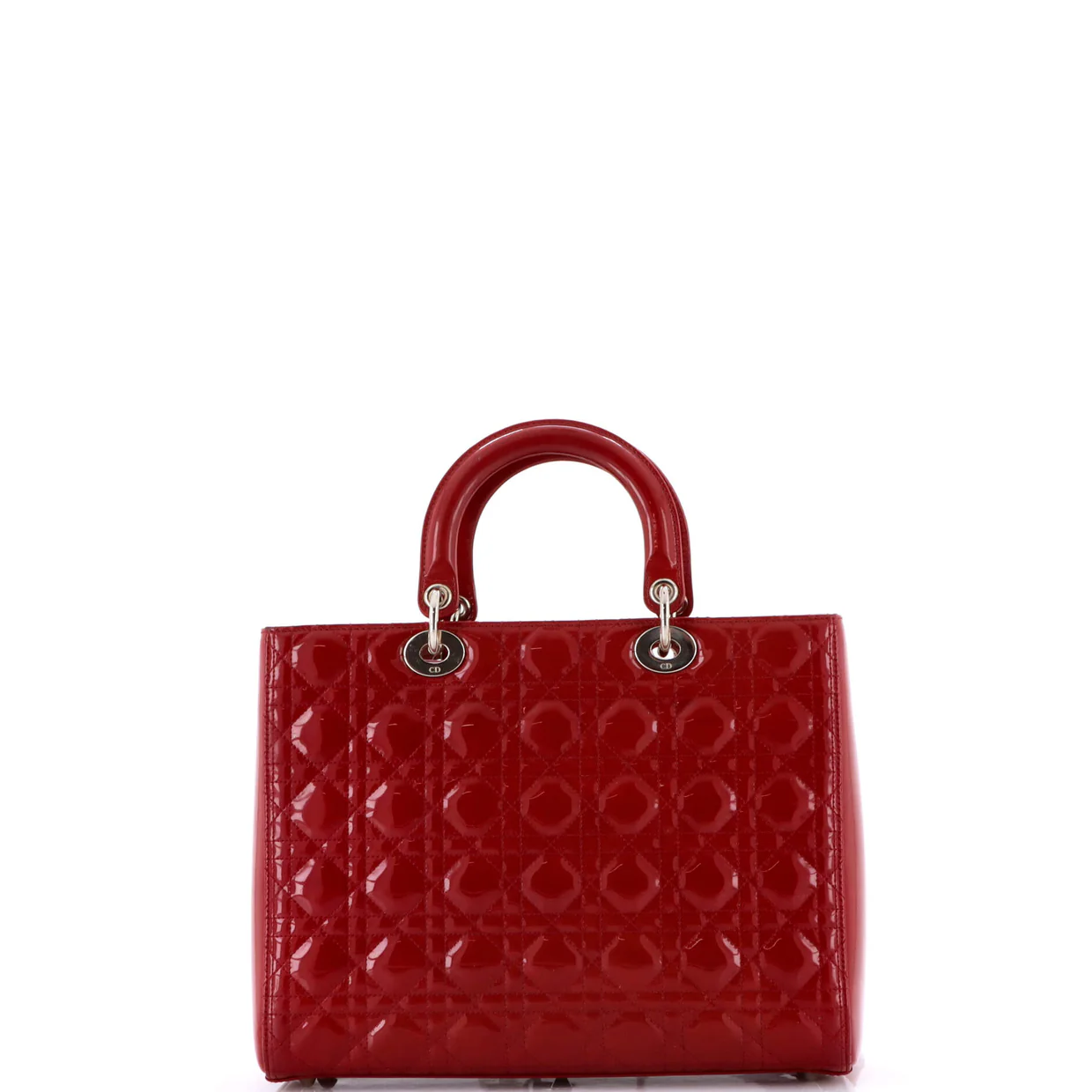 Lady Dior Bag Cannage Quilt Patent Large - Deep Luxury