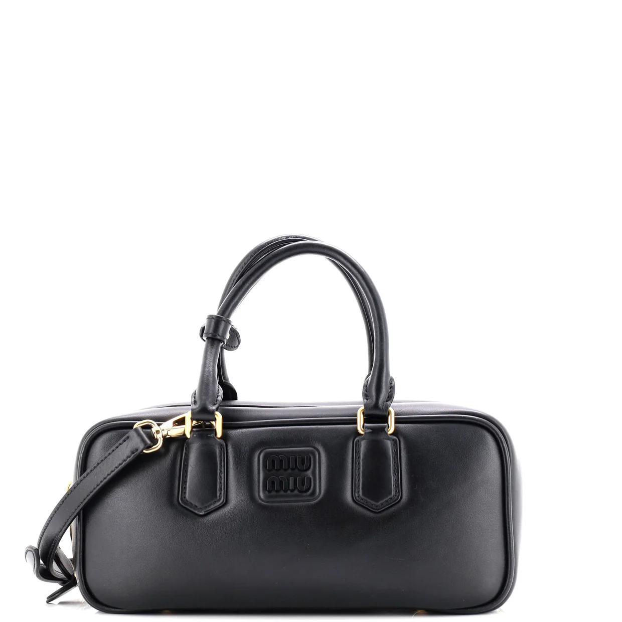 Arcadie Top Handle Bag Leather Large - Deep Luxury