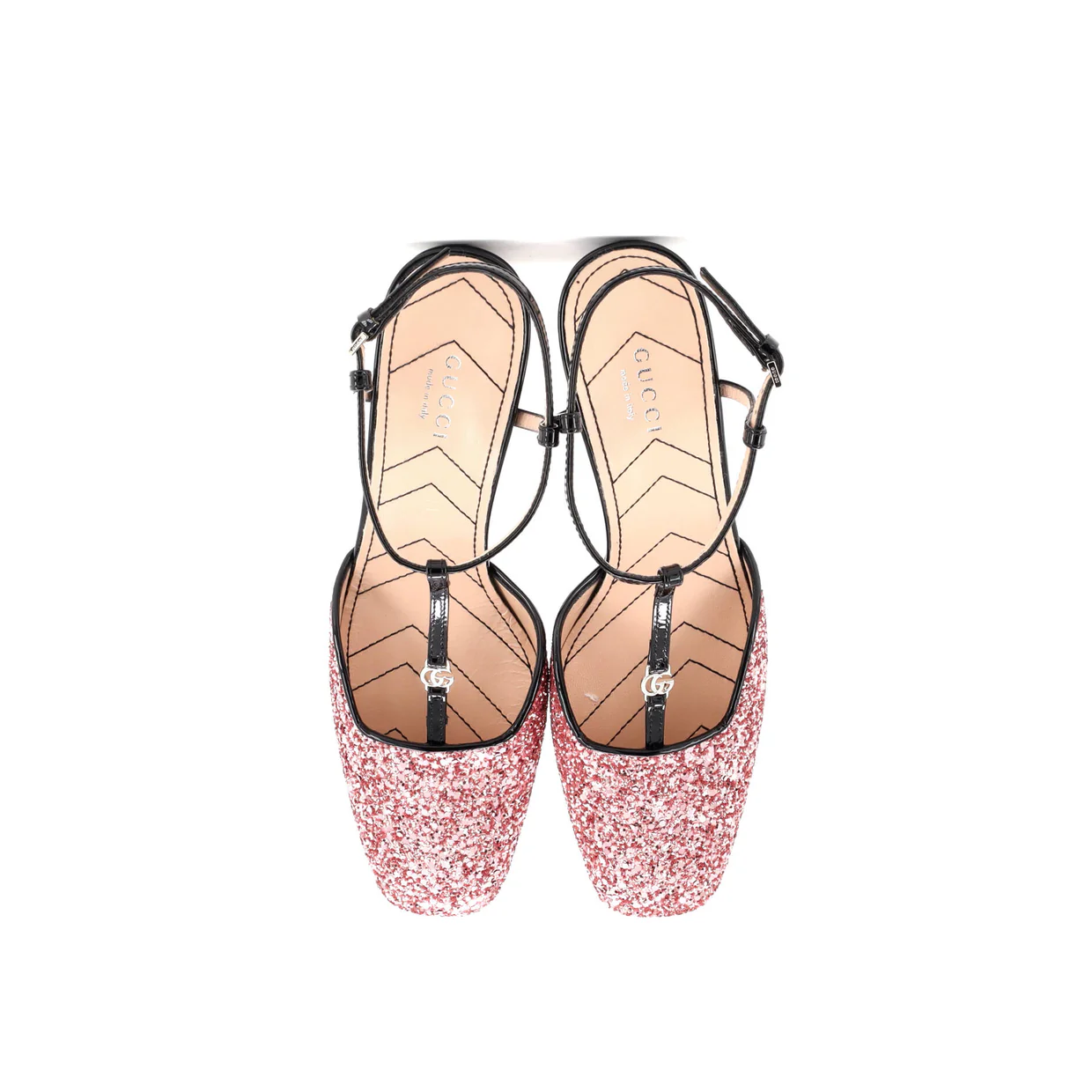 Women's Slingback Pumps Glitter and Patent - Deep Luxury