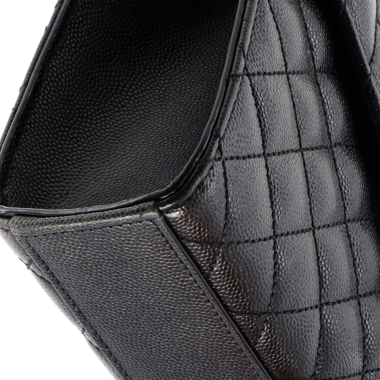 Classic Monogram Envelope Satchel Mixed Matelasse Leather Medium - Deep Luxury