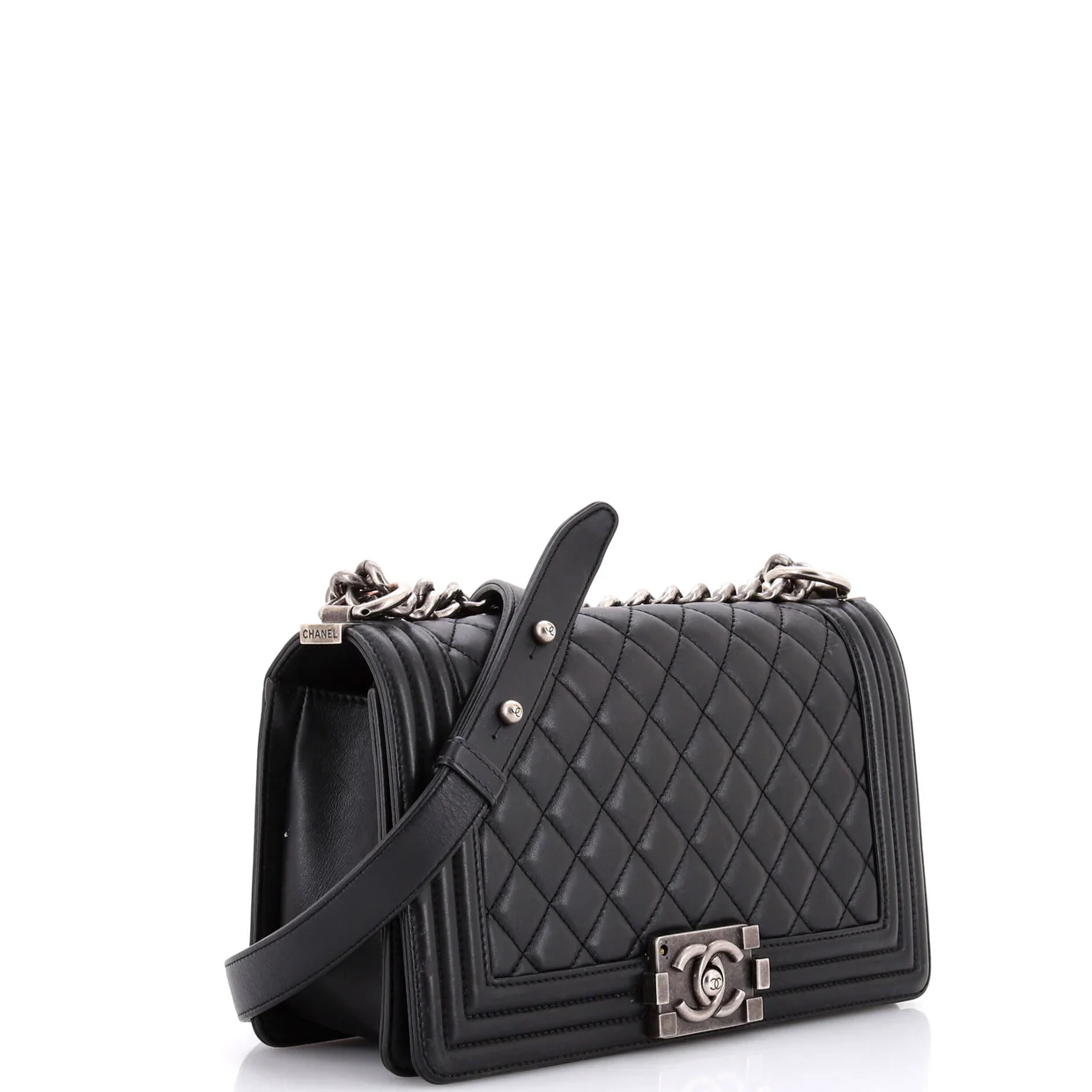 Boy Flap Bag Quilted Lambskin Old Medium - Deep Luxury