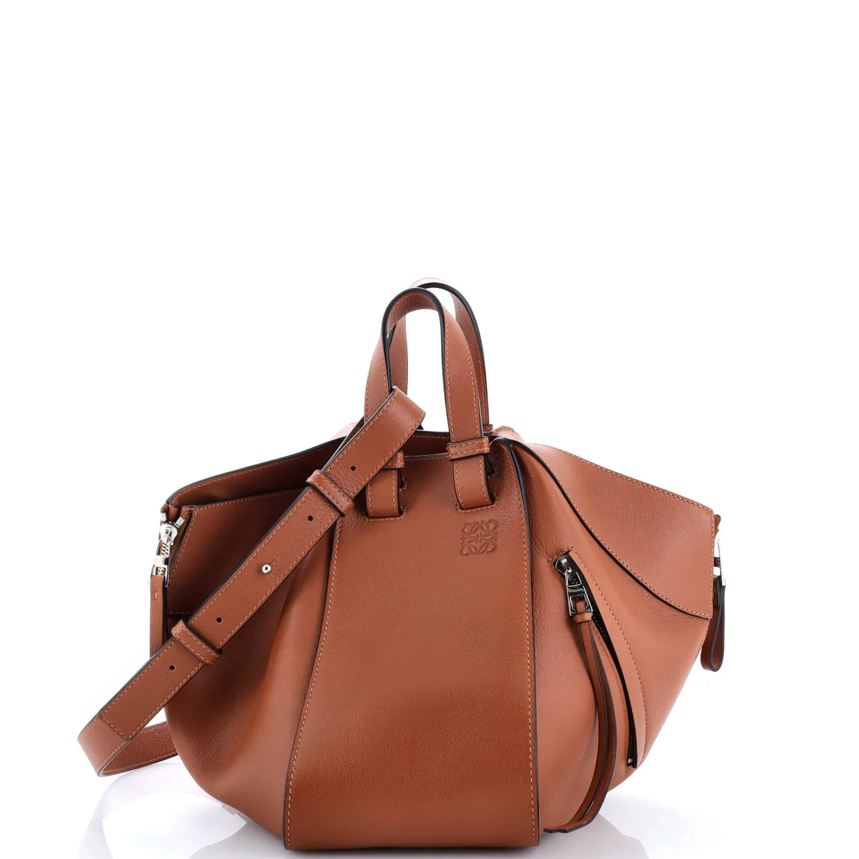 Hammock Bag Leather Small - Deep Luxury