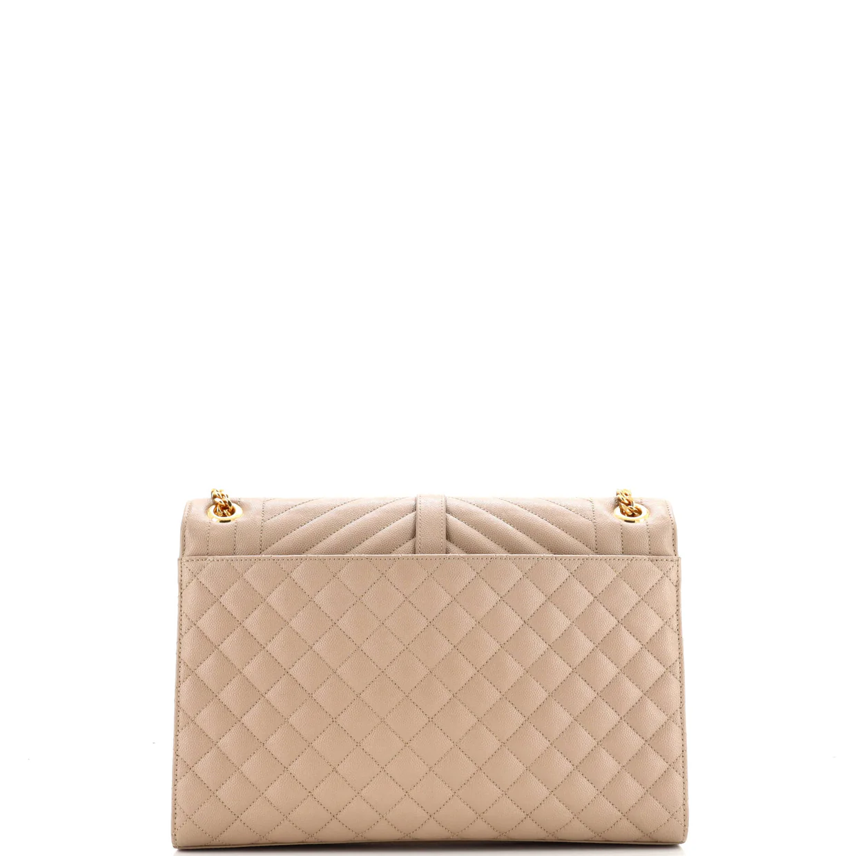 Classic Monogram Envelope Satchel Mixed Matelasse Leather Large - Deep Luxury