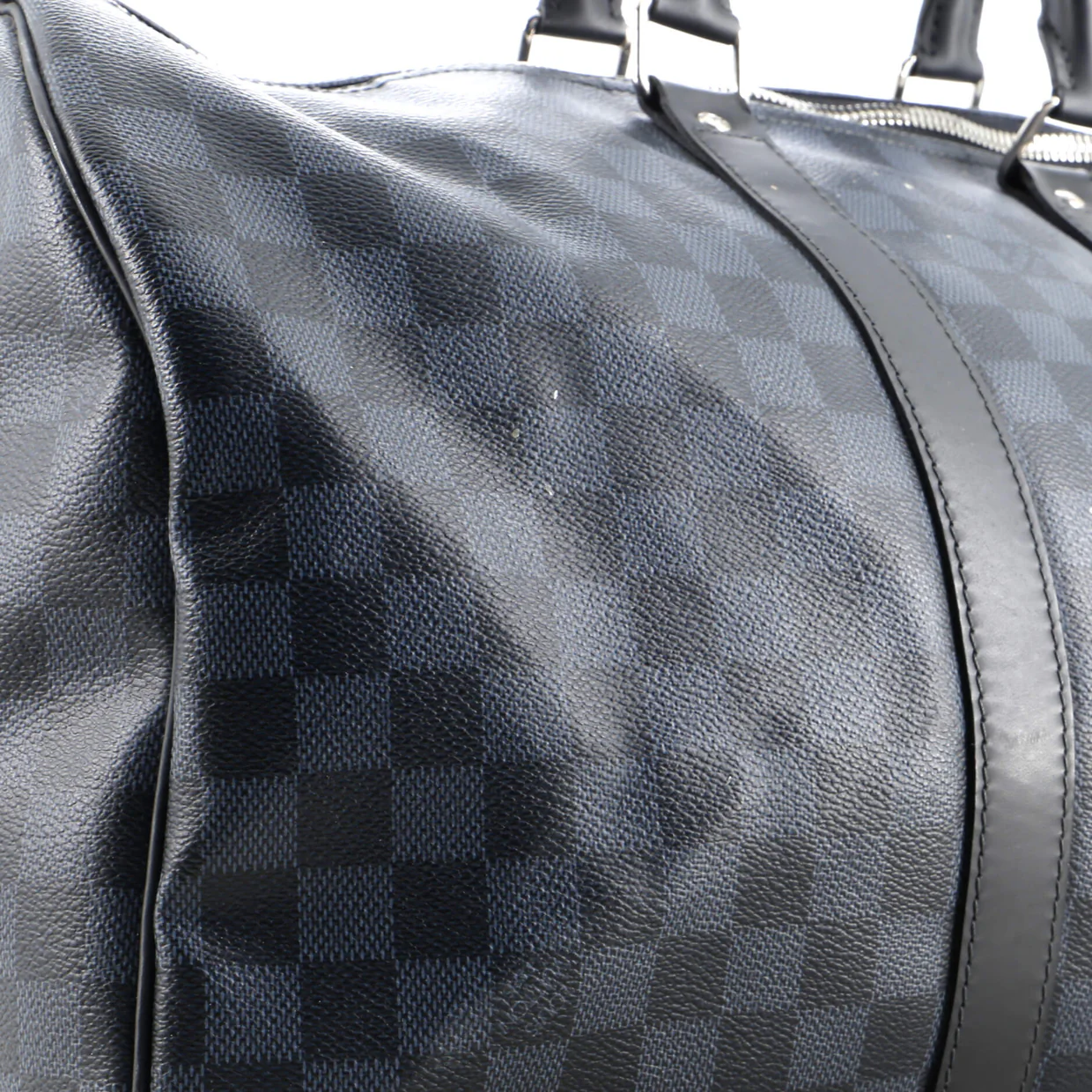 Keepall Bandouliere Bag Damier Cobalt 45 - Deep Luxury