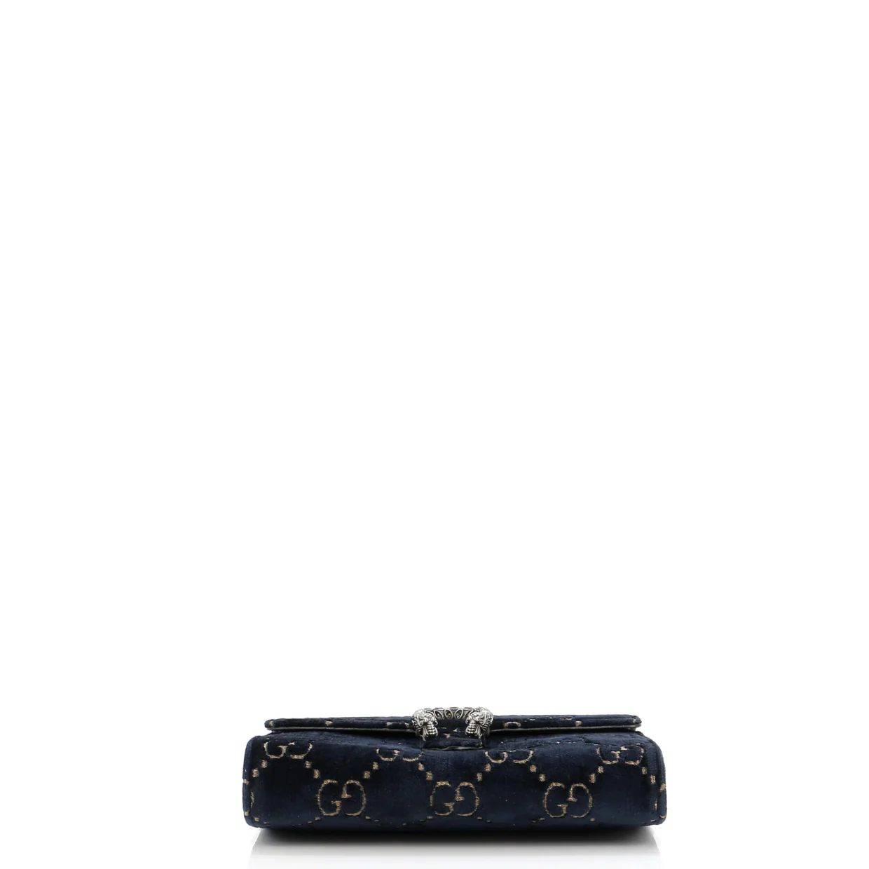 Dionysus Chain Wallet GG Velvet Small - Deep Luxury