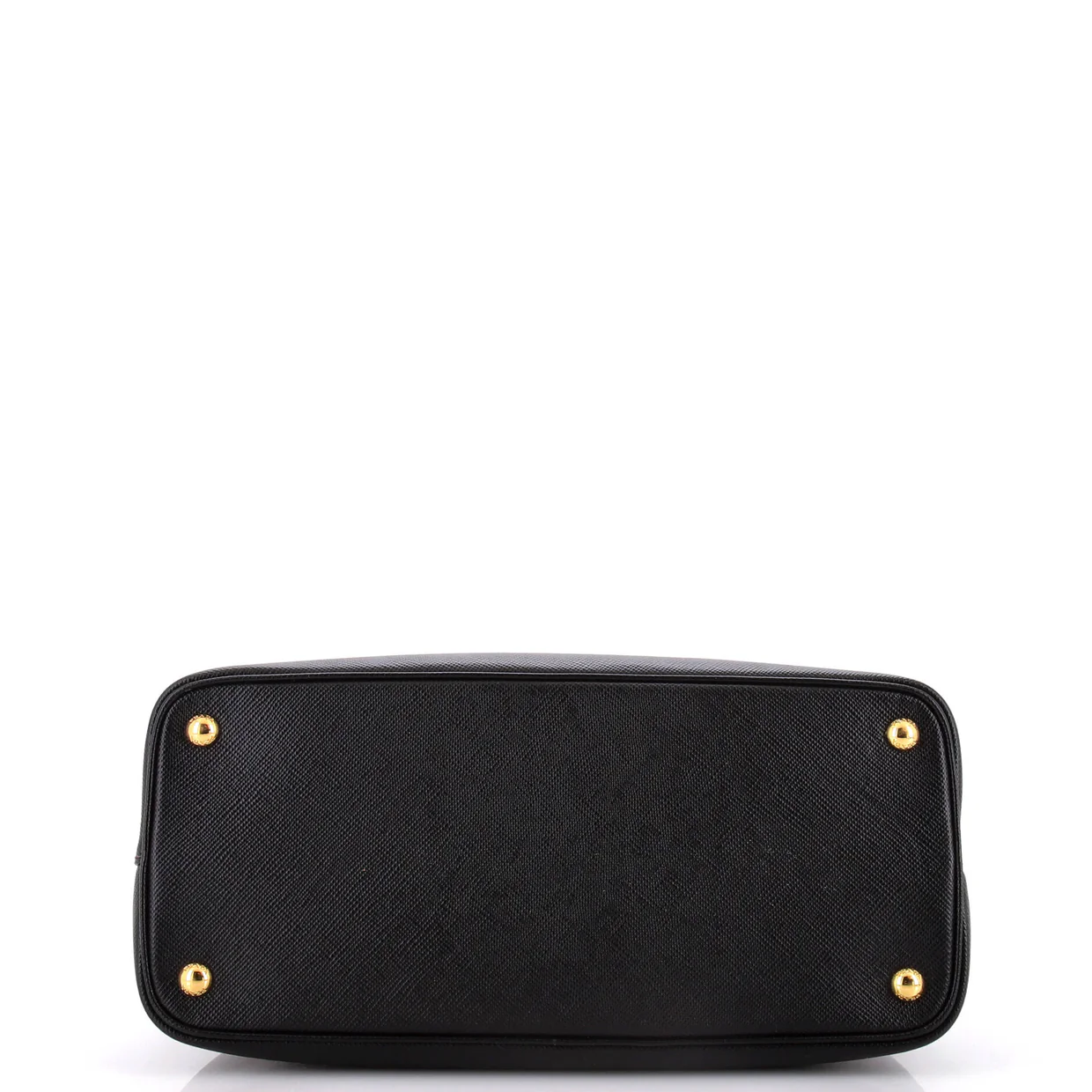 Cuir Double Tote Saffiano Leather Medium - Deep Luxury