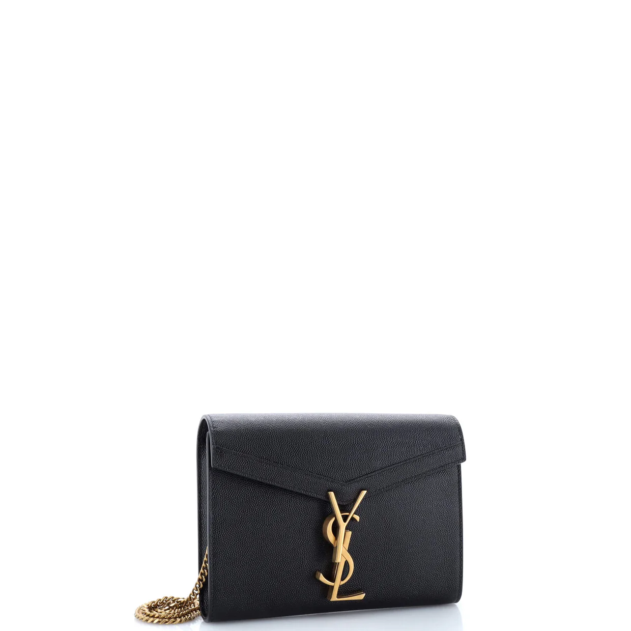 Cassandra Chain Wallet Leather Mini - Deep Luxury