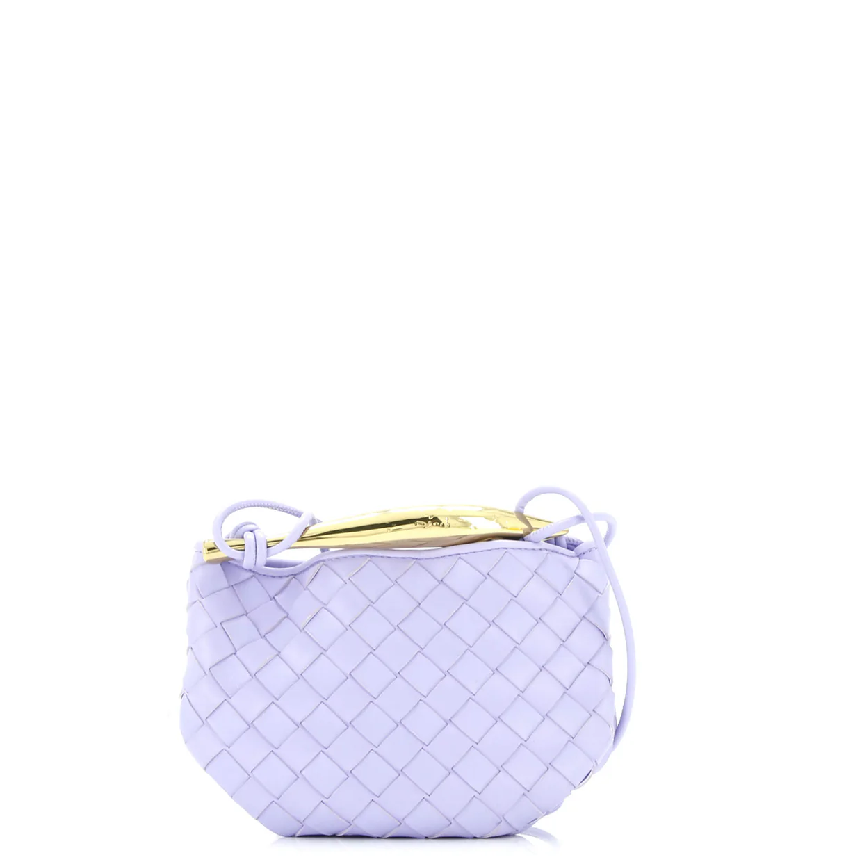 Sardine Top Handle Bag Intrecciato Nappa Mini - Deep Luxury