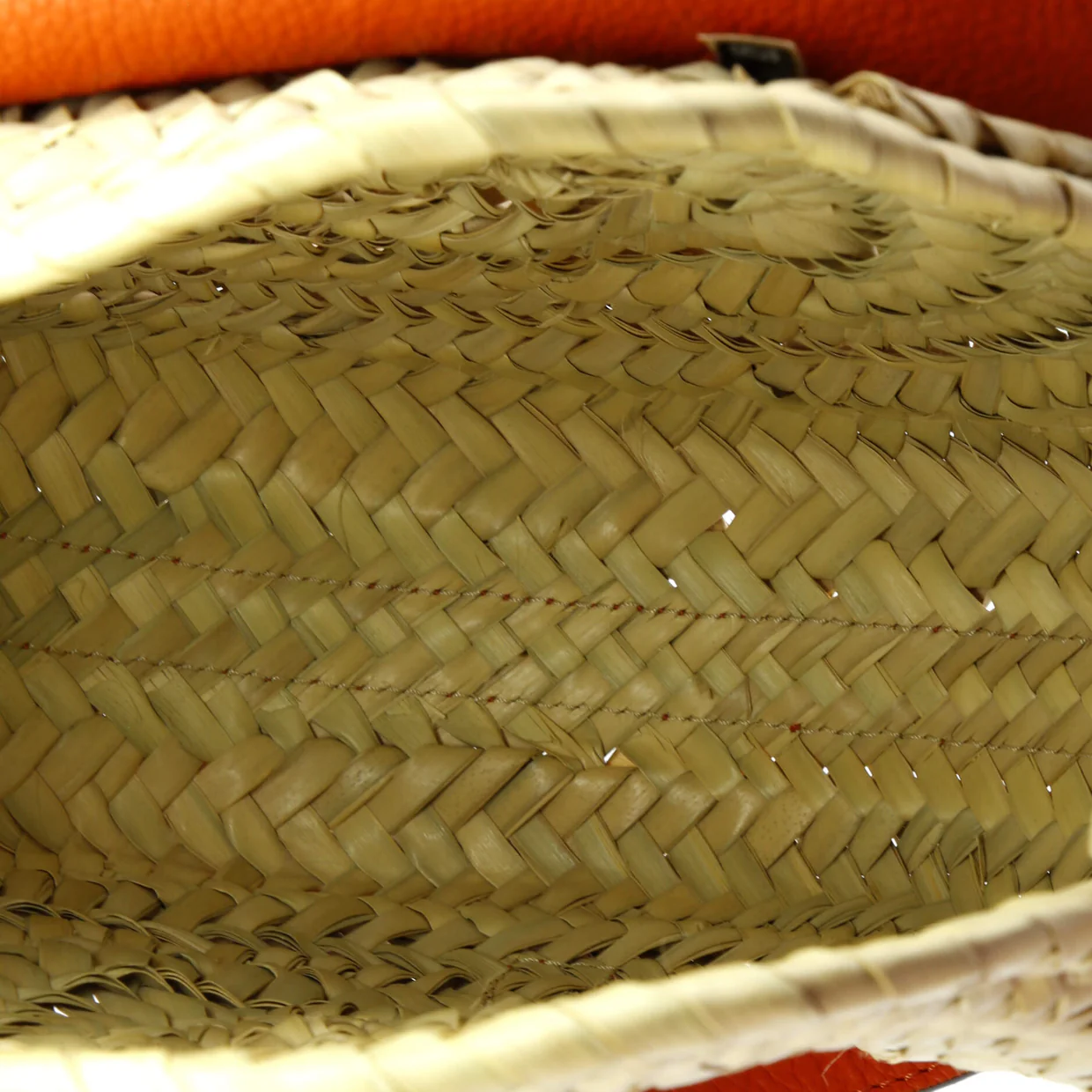 Marcie Basket Crossbody Bag Raffia and Leather Small - Deep Luxury