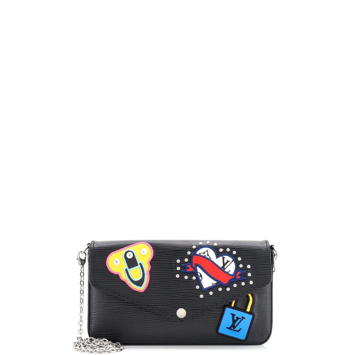 Felicie Pochette Limited Edition Patchwork Epi Leather - Deep Luxury