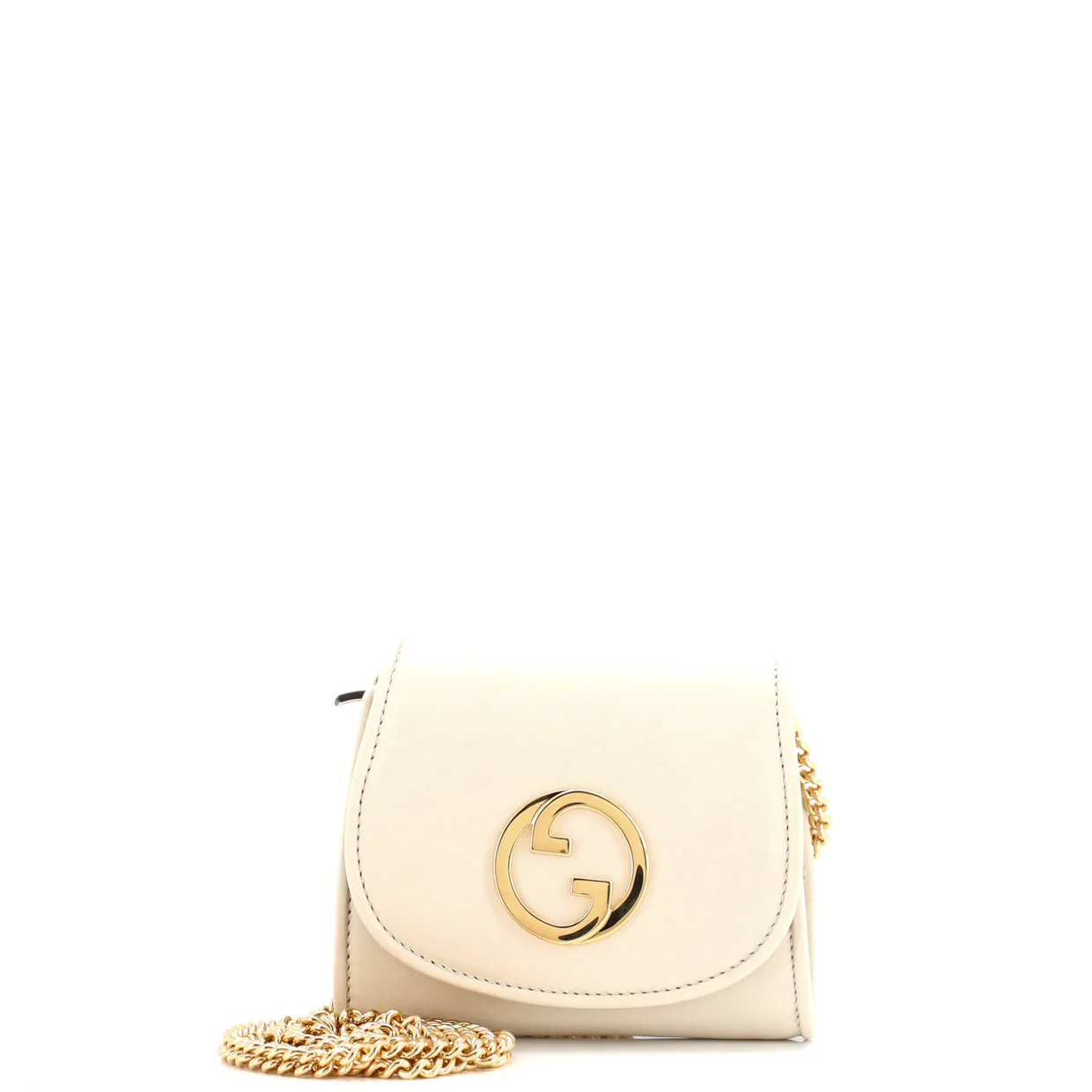 Blondie NM Wallet on Chain Leather Medium - Deep Luxury