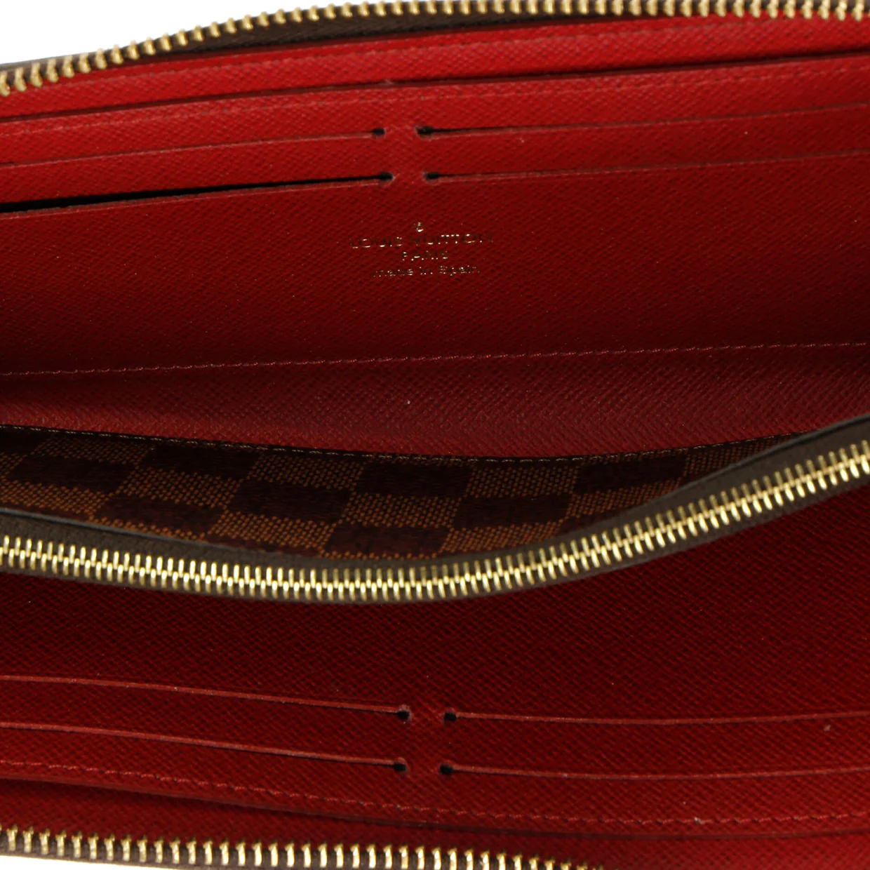 Clemence Wallet Damier - Deep Luxury