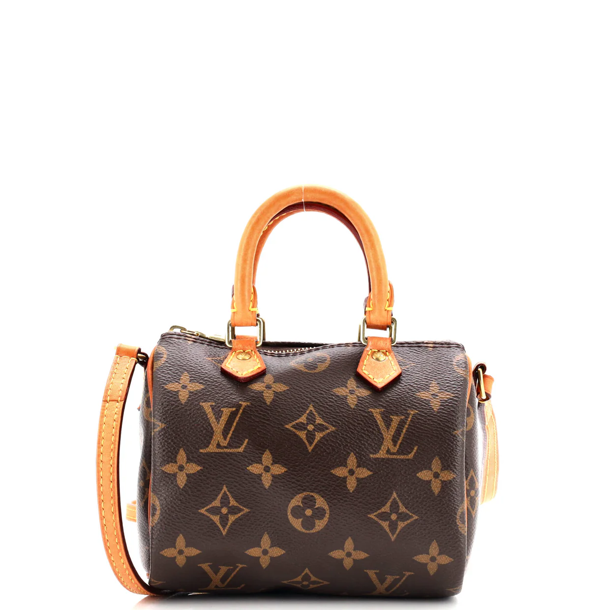 Speedy Bandouliere Bag Monogram Canvas Nano - Deep Luxury