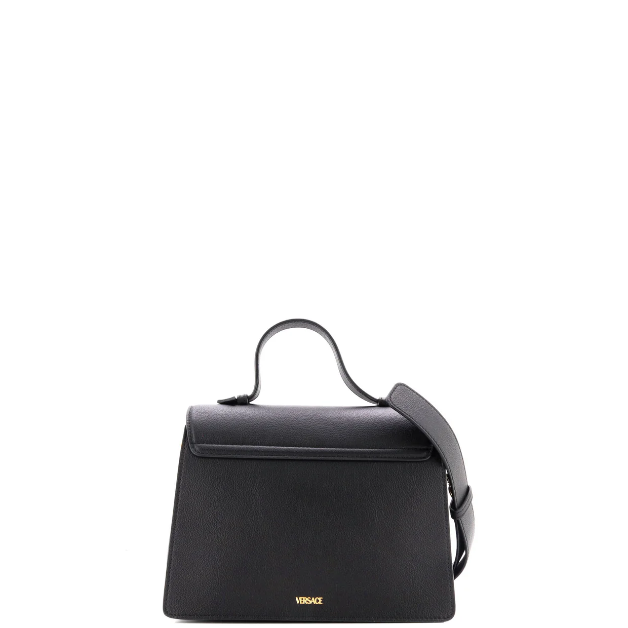 La Medusa Top Handle Tote Bag Leather - Deep Luxury