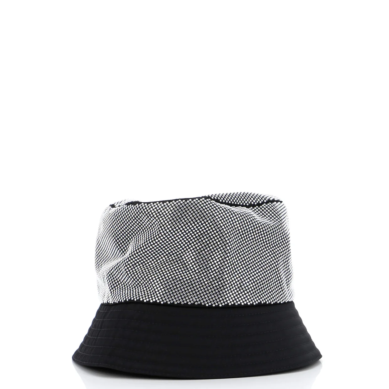 Bucket Hat Crystal Embellished Re-Nylon - Deep Luxury