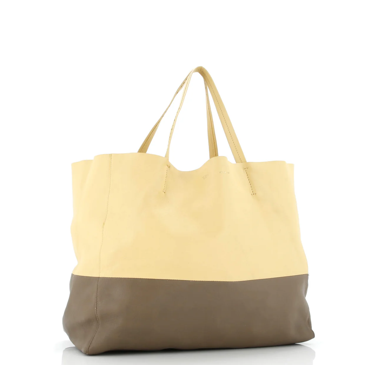 Horizontal Bi-Cabas Tote Leather Large - Deep Luxury