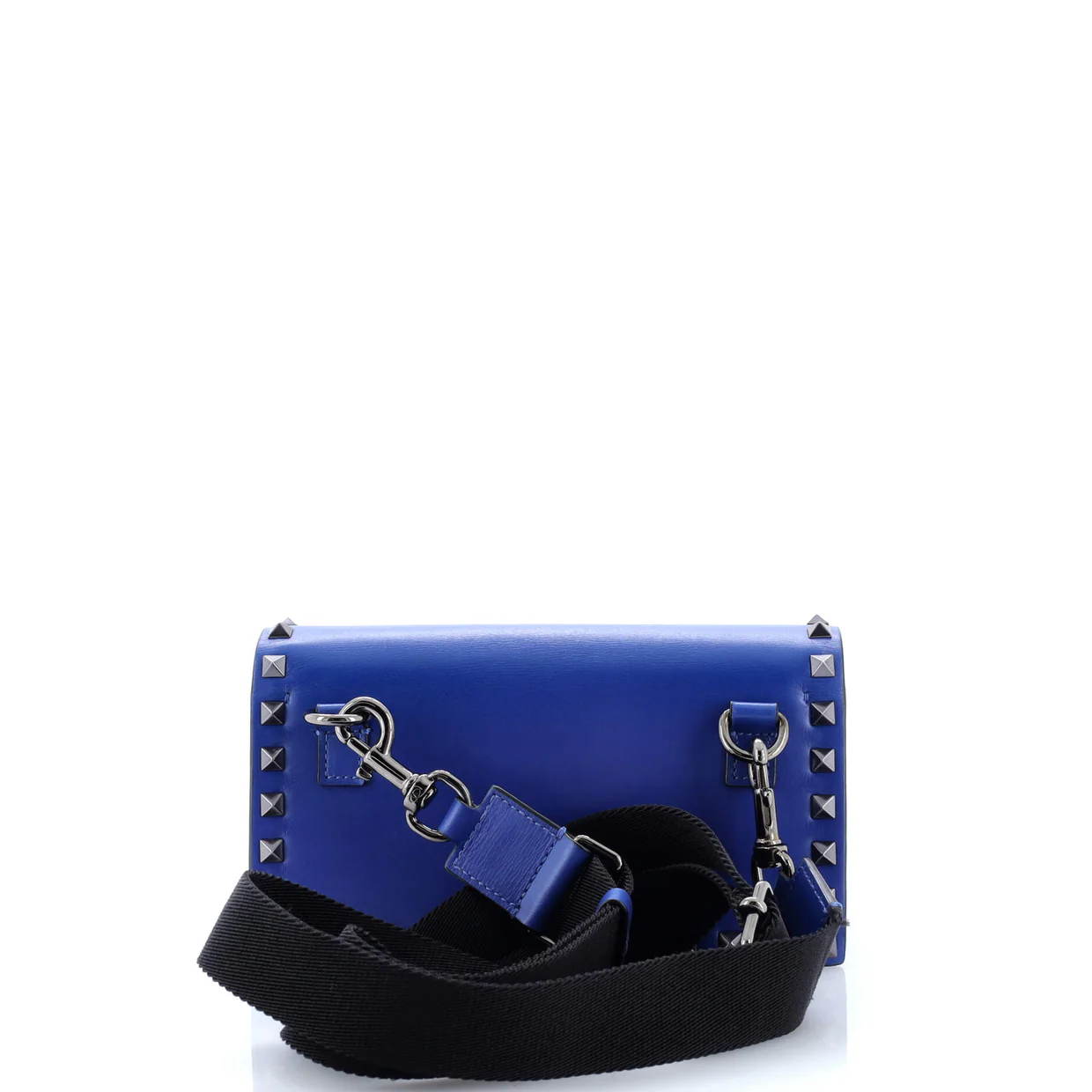 Rockstud Flap Crossbody Bag Leather Mini - Deep Luxury
