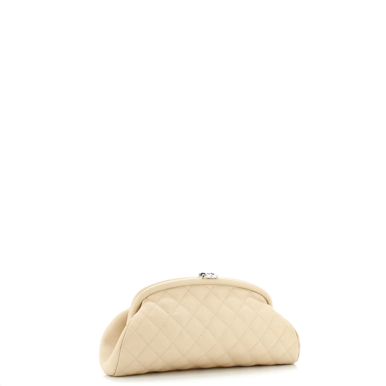Timeless Clutch Quilted Caviar - Deep Luxury