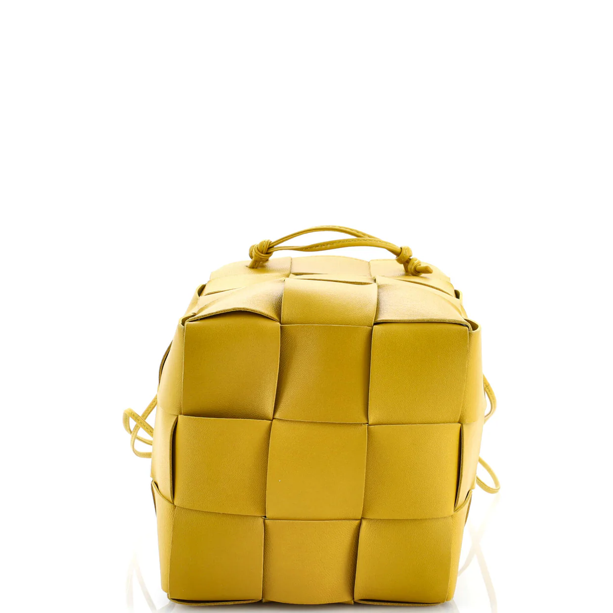 Cassette Bucket Bag Maxi Intrecciato Leather Small - Deep Luxury