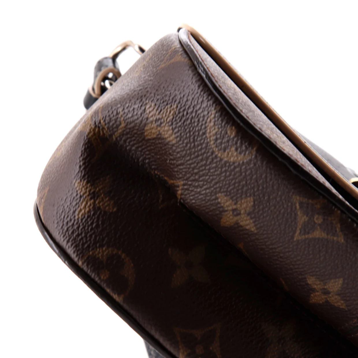 Chain It Handbag Monogram Canvas with Leather PM - Deep Luxury