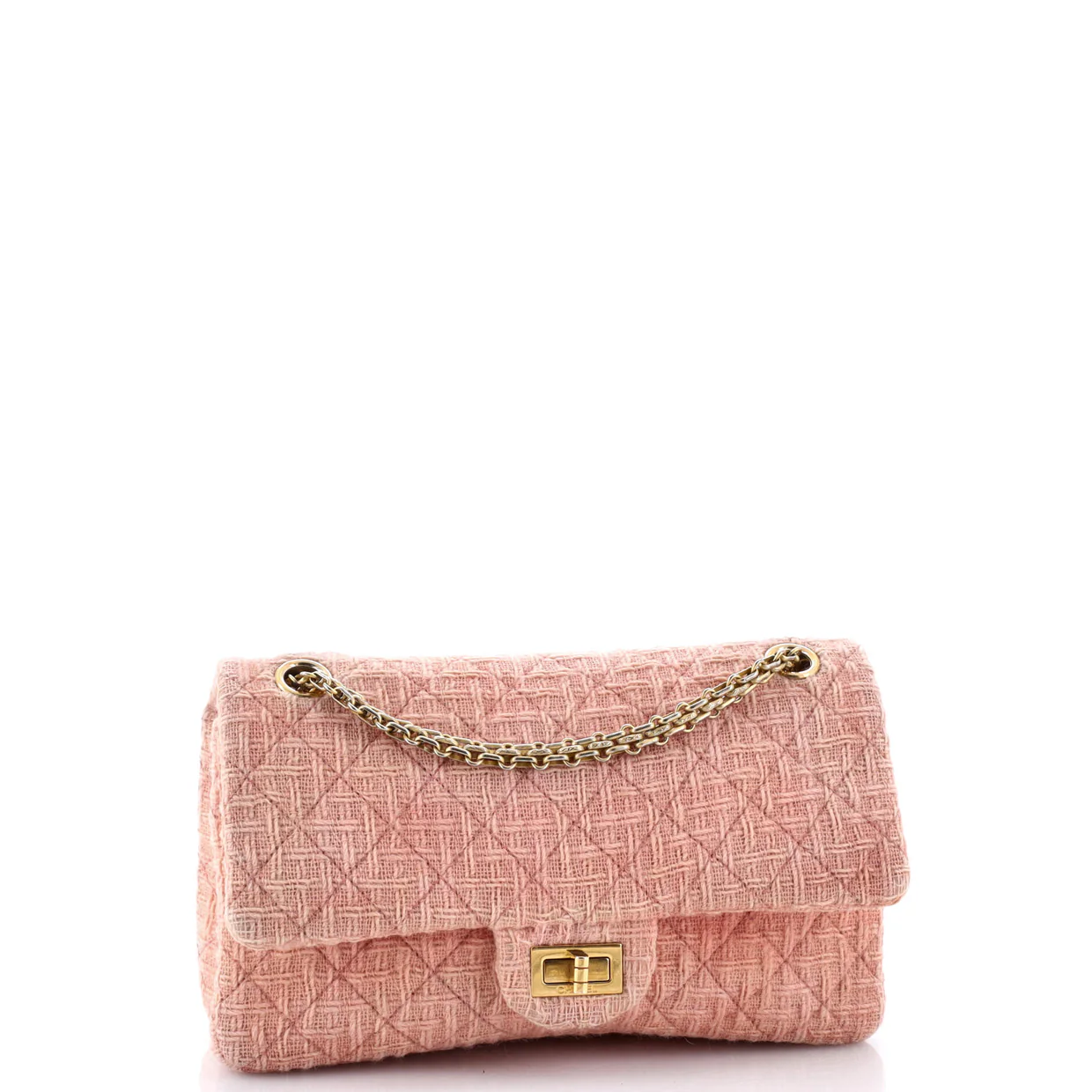 Reissue 2.55 Flap Bag Quilted Tweed 225 - Deep Luxury