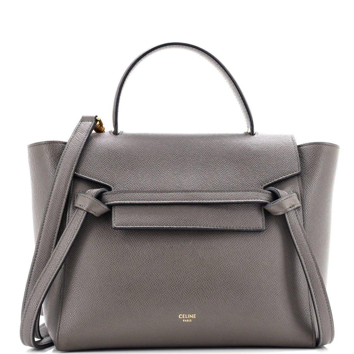 Belt Bag Textured Leather Micro - Deep Luxury