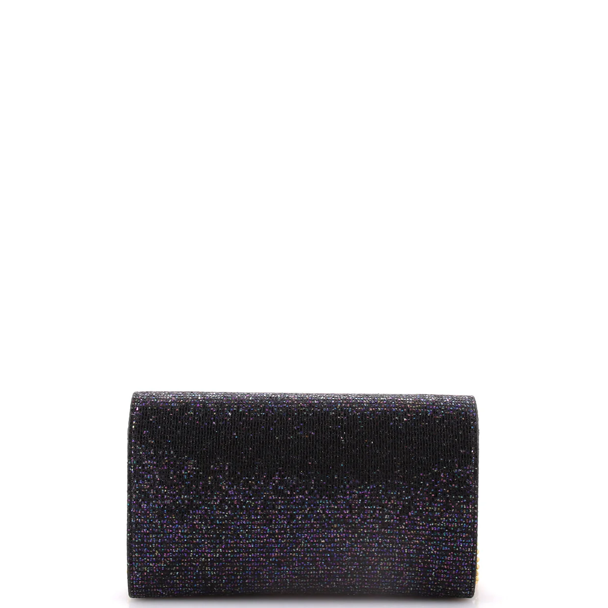 Classic Monogram Wallet on Chain Glitter - Deep Luxury