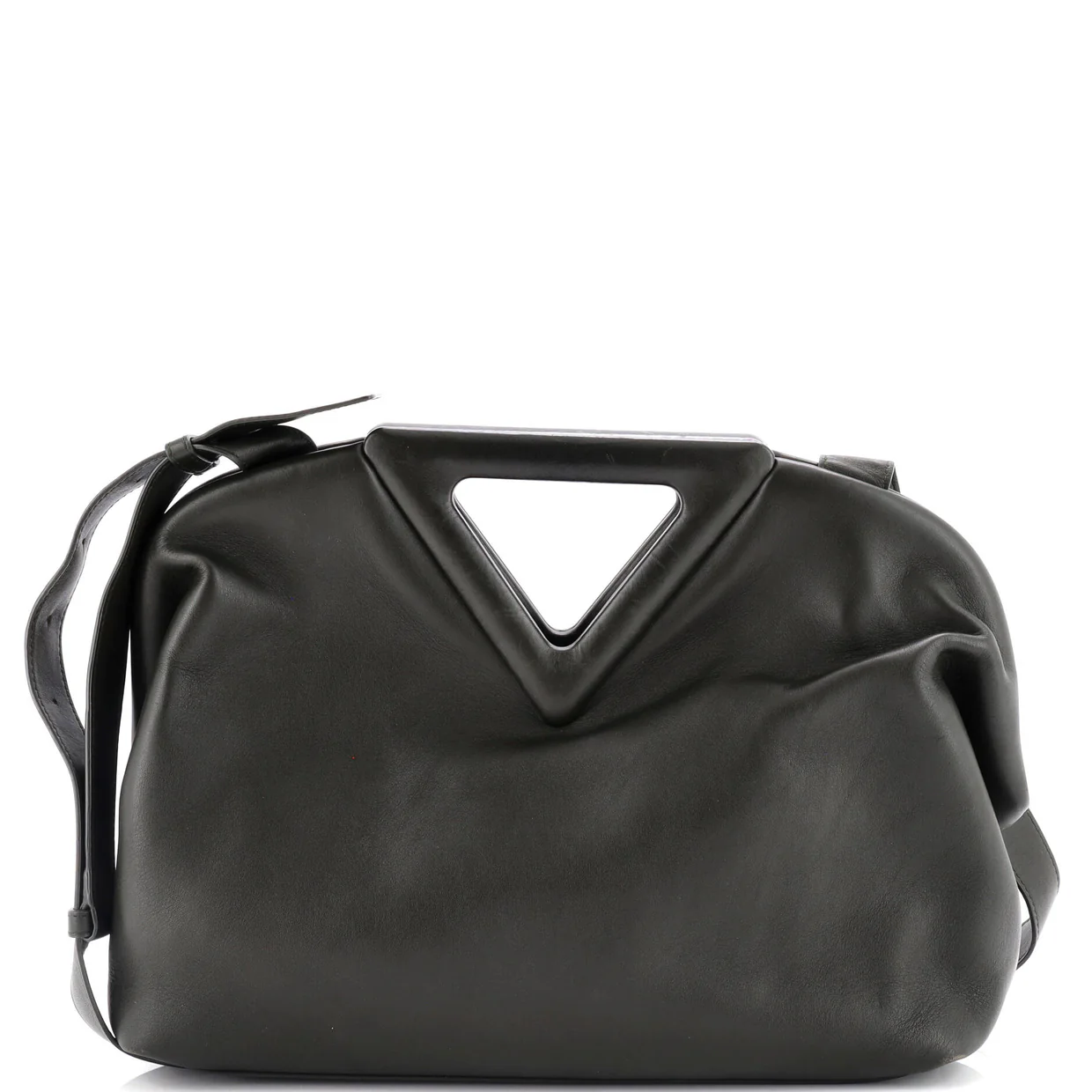 Point Shoulder Bag Leather Medium - Deep Luxury