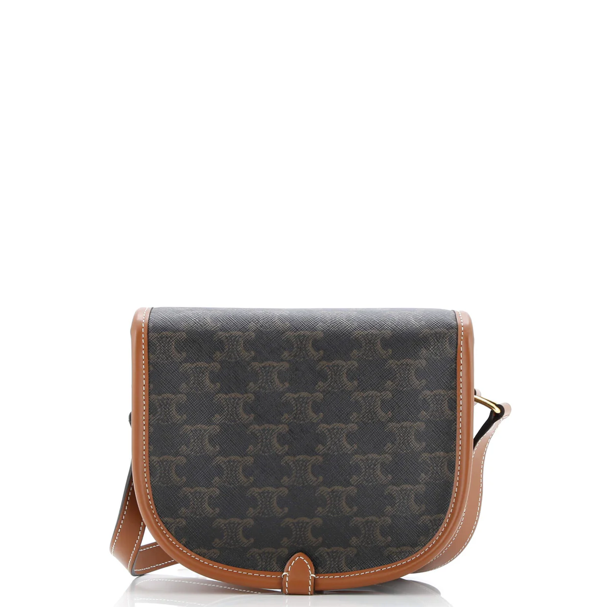 Folco Bag Triomphe Coated Canvas Medium - Deep Luxury