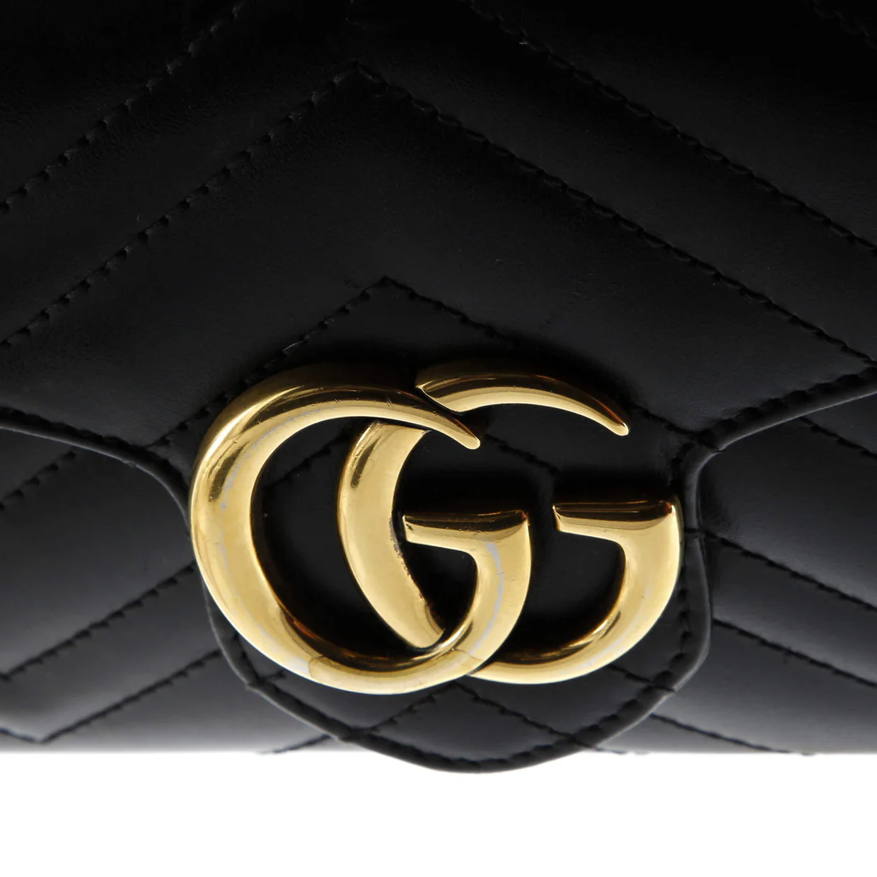 GG Marmont Chain Wallet Matelasse Leather Mini - Deep Luxury