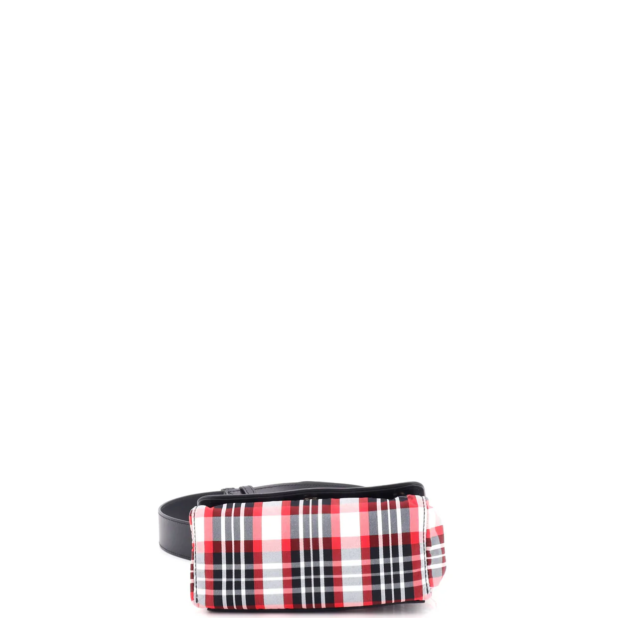 Hackberry Shoulder Bag Tartan Check Nylon Small - Deep Luxury