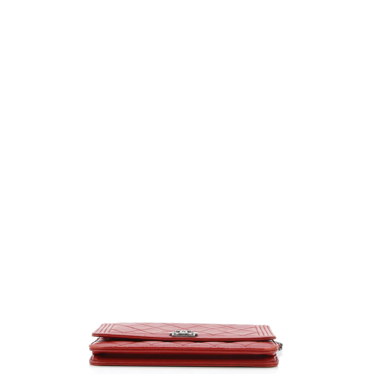 Boy Wallet on Chain Quilted Lambskin - Deep Luxury