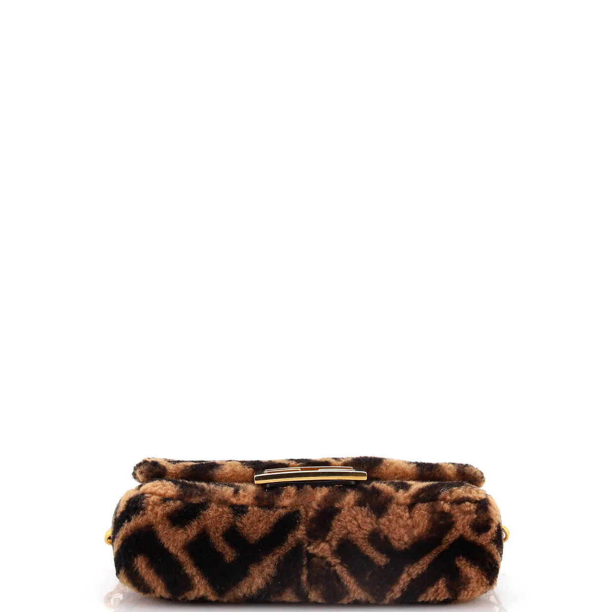 Baguette NM Bag Zucca Shearling Mini - Deep Luxury