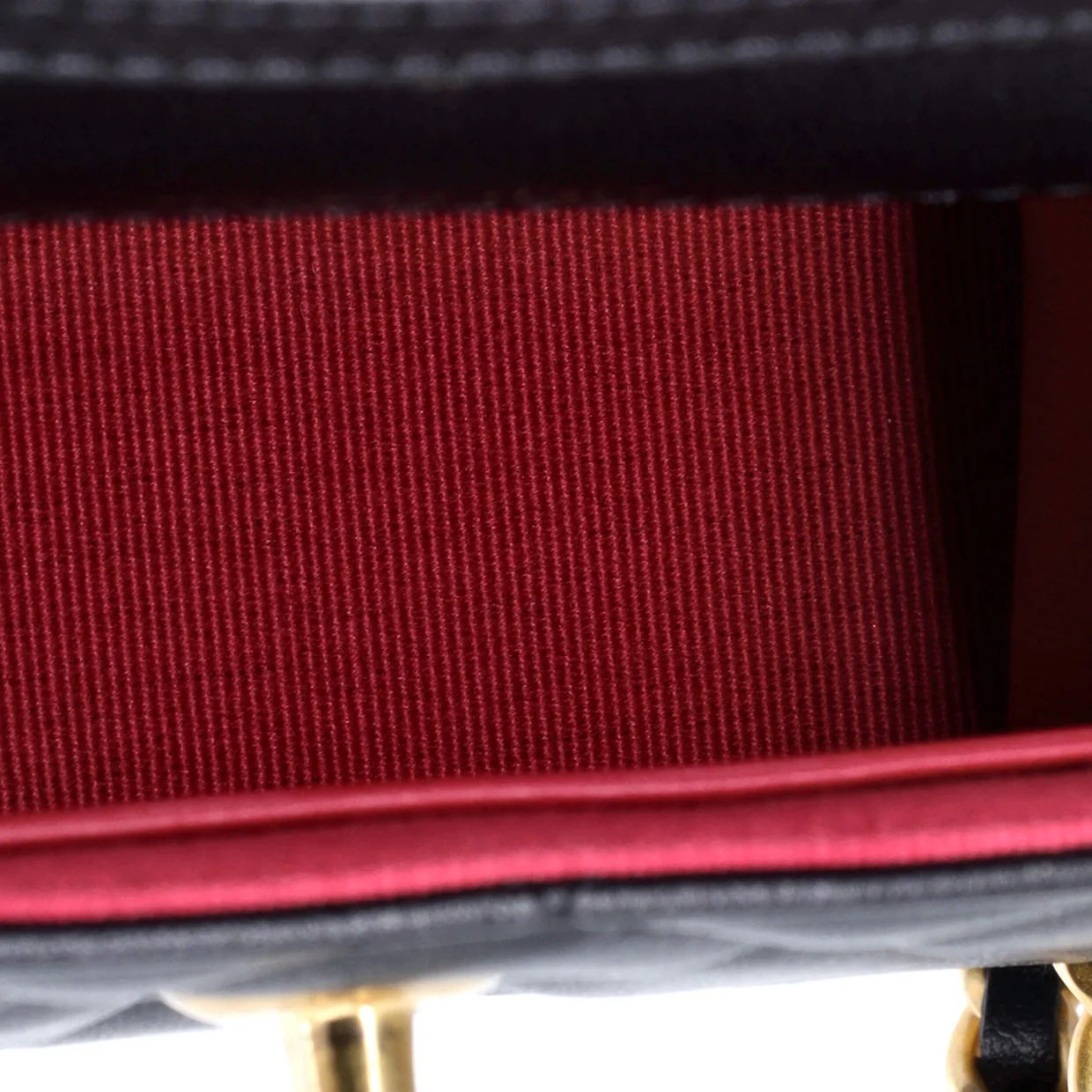 Coco Love CC Heart Clutch with Chain Quilted Lambskin Mini - Deep Luxury