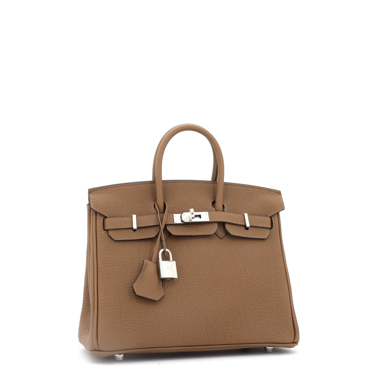 Birkin Handbag Alezan Togo with Palladium Hardware 25 - Deep Luxury
