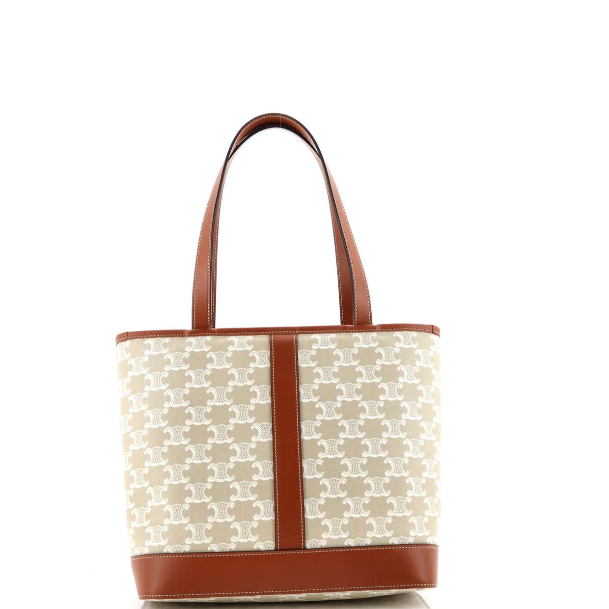 Cabas Tote Triomphe Coated Canvas Small - Deep Luxury