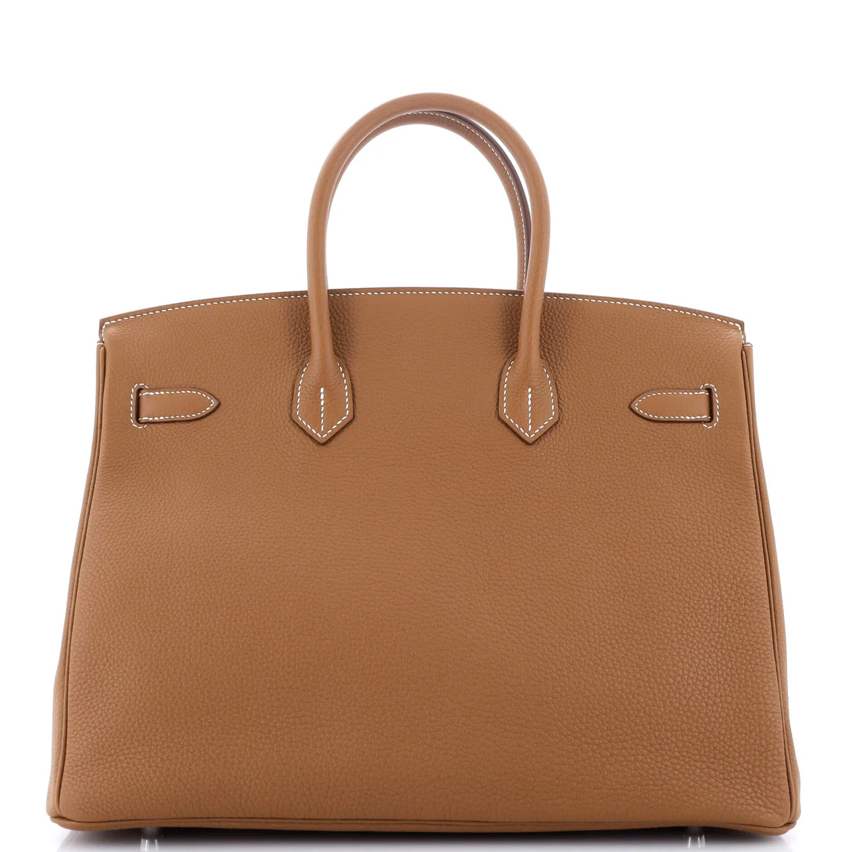 Birkin Handbag Gold Togo with Palladium Hardware 35 - Deep Luxury