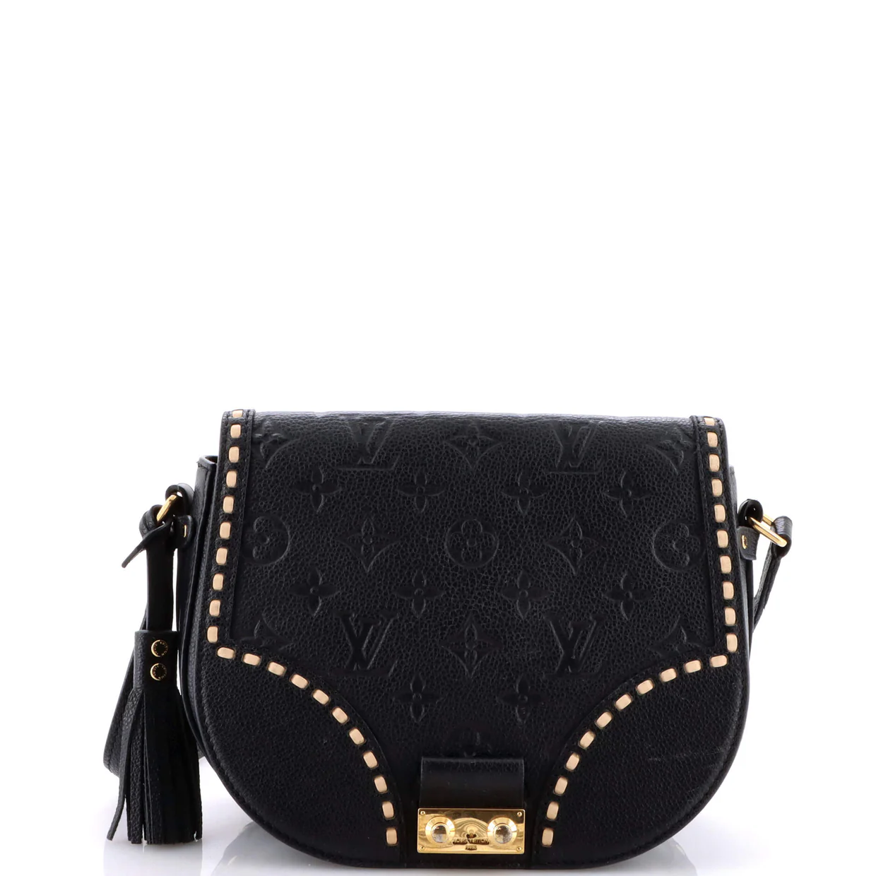 Junot Handbag Monogram Empreinte Leather - Deep Luxury