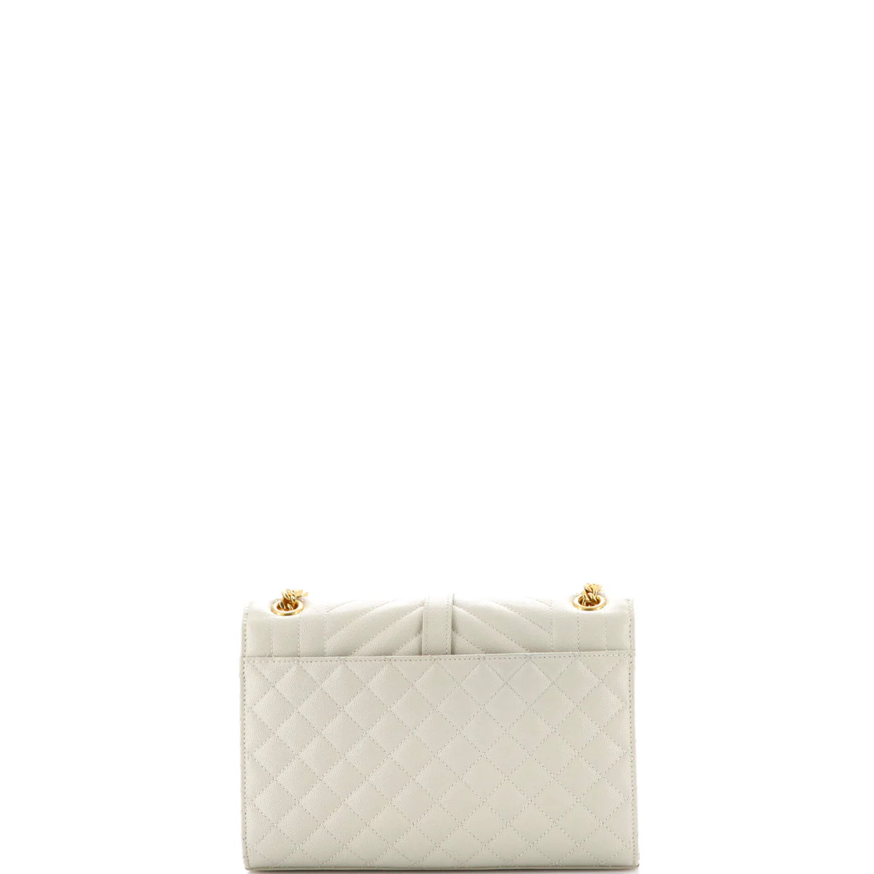 Classic Monogram Envelope Satchel Mixed Matelasse Leather Medium - Deep Luxury