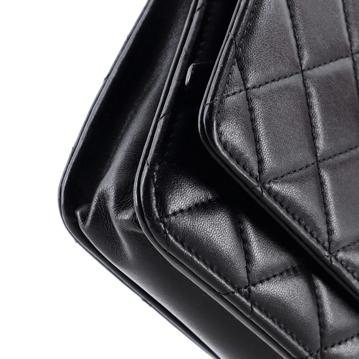 Pearl Crown Wallet on Chain Quilted Lambskin - Deep Luxury