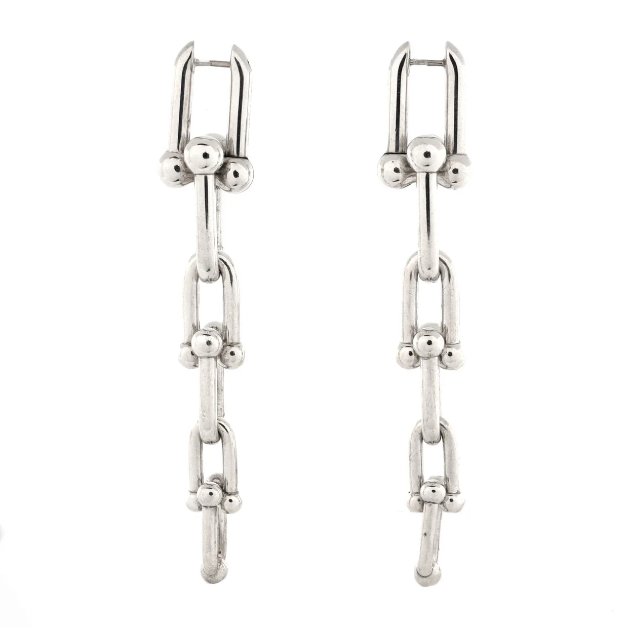 HardWear Graduated Link Earrings Sterling Silver - Deep Luxury