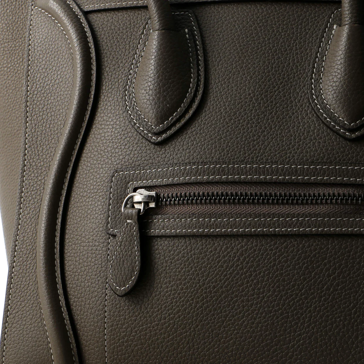 Luggage Bag Grainy Leather Micro - Deep Luxury